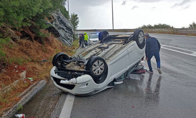 Αυτοκίνητο-ανατράπηκε-στις-στροφές-της-«Τόσκα»