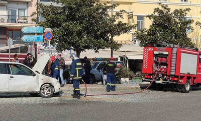 Φωτιά-σε-ΙΧ-στην-Καβάλα