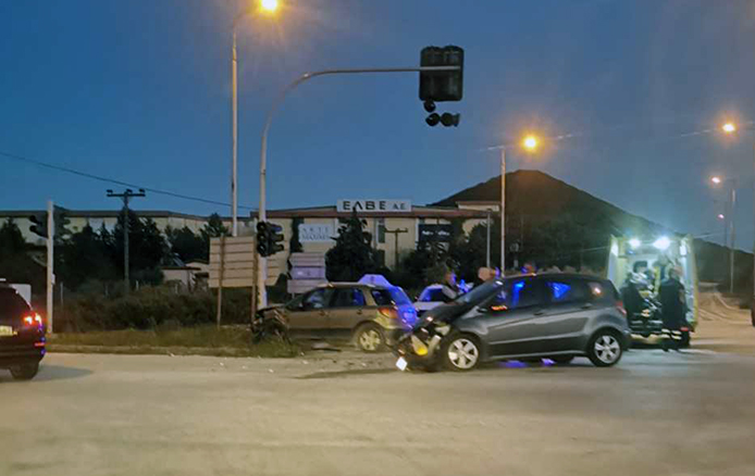 Τροχαίο-ατύχημα-στον-κόμβο-του-Αγίου-Ανδρέα