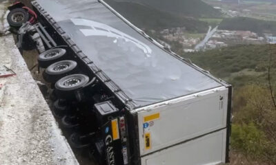 Απαγόρευση-κυκλοφορίας-οχημάτων-στην-Εγνατία-Οδό-λόγω-ανάσυρσης-βαρέου-οχήματος