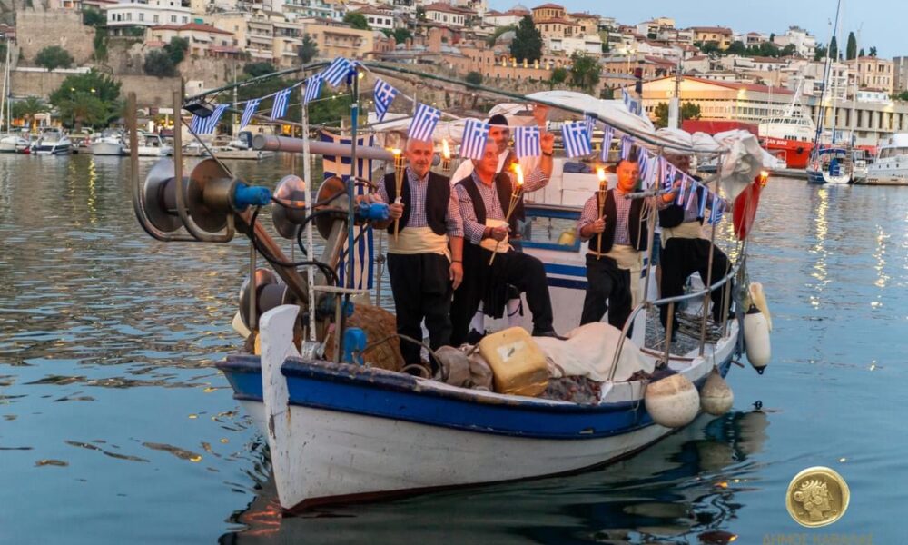 ΕΛΕΥΘΕΡΙΑ-2024:-Αναπαράσταση-άφιξης-λόχου-Θασίων-εθελοντών-στην-Καβάλα,-στις-26-Ιουνίου-1913