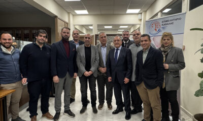 Συνάντηση-του-Γιάννη-Μπρατάκου-με-τον-Πρόεδρο-και-μέλη-της- ΔΕ.-του-Επιμελητηρίου-Καβάλας