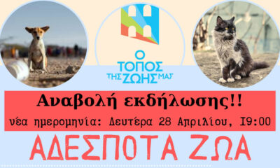 Στις-28-Απριλίου-η-εκδήλωση-του-«Τόπου-της-Ζωής-μας»-για-τα-αδέσποτα