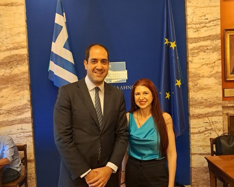 Συνάντηση-Αγγελικής-Δεληκάρη-με-τον-Υπουργό-Κλιματικής-Κρίσης-και-Πολιτικής-Προστασίας-Ιωάννη-Κεφαλογιάννη
