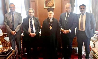 Συνάντηση-του-Δημάρχου-Θάσου-με-τον-Οικουμενικό-Πατριάρχη-στο-Φανάρι