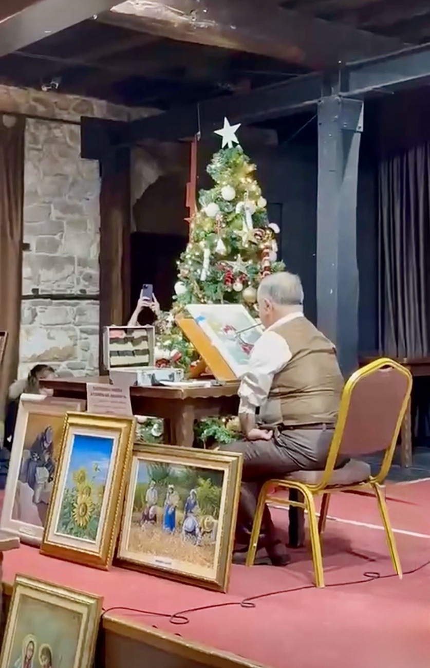 Τιμή-στον-ζωγράφο-Τριαντάφυλλο-Ηλιάδη-από-το-1ο-Δημοτικό-Σχολείο-Θάσου