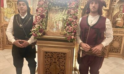 Με-κατάνυξη-και-μεγάλη-συμμετοχή-η-υποδοχή-της-Παναγίας-Σουμελά-στη-Θάσο