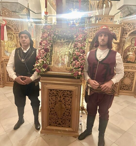 Με-κατάνυξη-και-μεγάλη-συμμετοχή-η-υποδοχή-της-Παναγίας-Σουμελά-στη-Θάσο