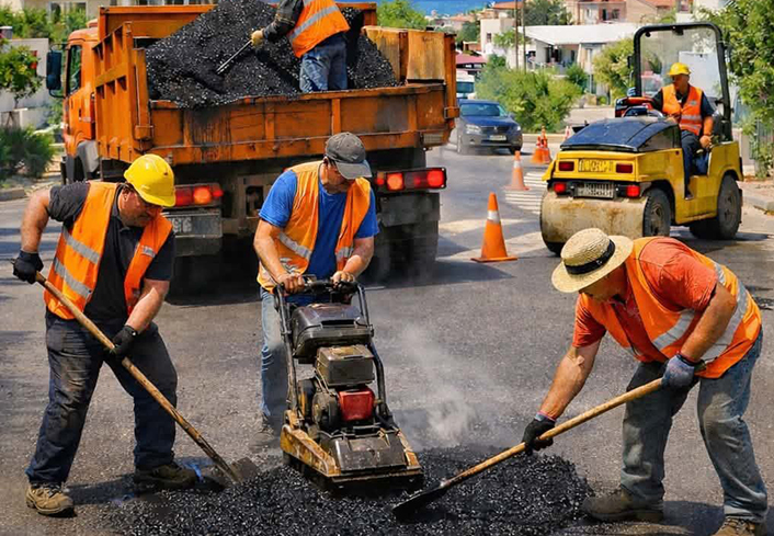 Συνεργείο-«άμεσης-δράσης»-στην-μάχη-κατά-της-λακκούβας-στη-Νέα-Πέραμο