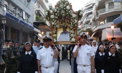 Μέγας-πανηγυρικός-πολυαρχιερατικός-εσπερινός,-στον-Ιερό-Καθεδρικό-Ναό-Αποστόλου-Παύλου-Λιτάνευση-της-εικόνας-στους-κεντρικούς-δρόμους-της-Καβάλας