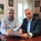 Επίσκεψη-του-Περιφερειάρχη-ΑΜΘ-στο-Δήμαρχο-ΘάσουΈνταξη-του-έργου:-“Περιμετρικός-Αγωγός-Όμβριων-Υδάτων-Περιοχής-Καλυβίων-Λιμεναρίων”